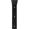 Ekena Millwork Hamilton Steel Bracket, Antiqued Pewter 2"W x 10"D x 10"H BKTM02X10X10HAAPW - alternate 10